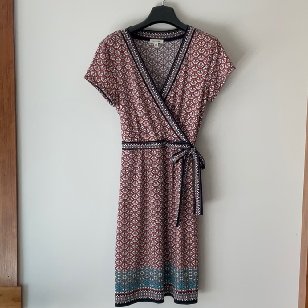 Max Studio Faux Wrap Dress NWOT